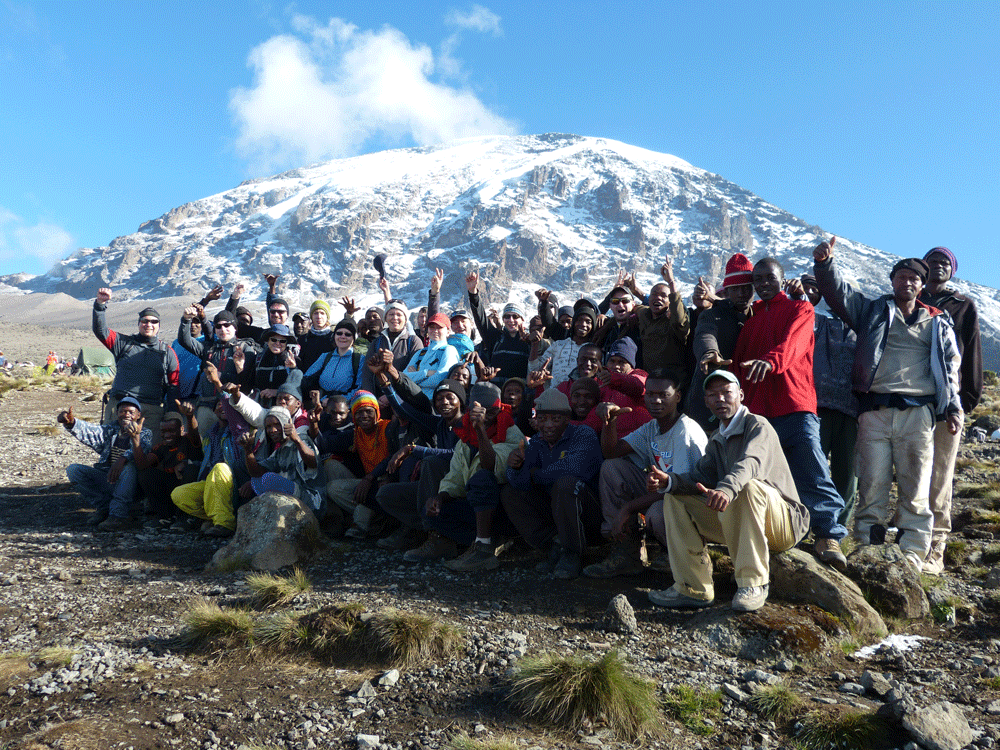 Kilimandscharo Gruppen Besteigung Tansania